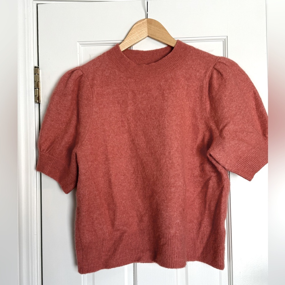Ann Taylor Puff Short Sleeve Sweater